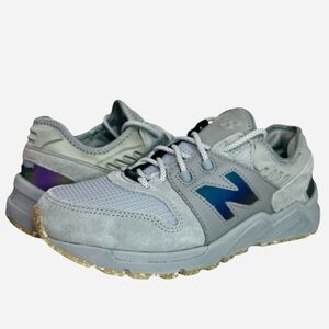 New Balance Mens Shoes 009 Speckle Suede Gray Sneakers ML009RP Size 7D